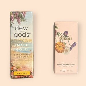 ✨ 3 for $20 ✨ Gisou honey infused hair oil + Dew of the Gods hair serum